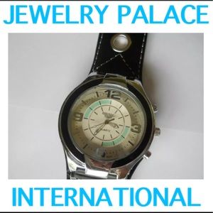 🆕Black/Brown Band Quartz Leather Men Wrist Watch